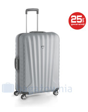 walizka Średnia walizka  UNO SL 5142-0225 Srebrna - bagazownia.pl