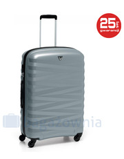 walizka Średnia walizka  ZETA 5352-0125 Srebrna - bagazownia.pl