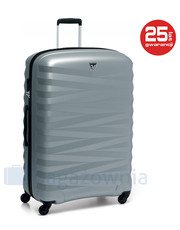walizka Duża walizka  ZETA 5351-0125 Srebrna - bagazownia.pl