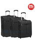 Walizka Roncato Zestaw walizek  IRONIC 5100-01 Czarne