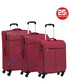 Walizka Roncato Zestaw walizek  IRONIC 5125-09 Czerwone