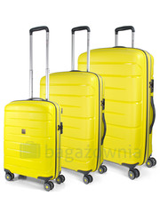 walizka Zestaw walizek  Starlight 2.0 3400-06 Żółte - bagazownia.pl