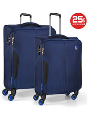 walizka Zestaw walizek  Jet 5531-23 Granatowe - bagazownia.pl