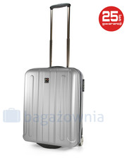walizka Mała kabinowa walizka  Supernova 4103-25 Srebrna - bagazownia.pl