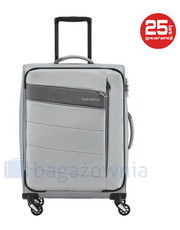 walizka Mała kabinowa walizka  KITE 89947-56 Srebrna - bagazownia.pl