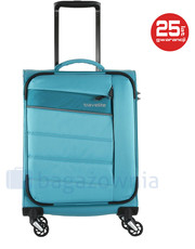 walizka Mała kabinowa walizka  KITE 89947-25 Turkusowa - bagazownia.pl