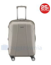 walizka Średnia walizka  ELBE TWO 71748-40 Beżowa - bagazownia.pl
