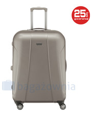 walizka Duża walizka  ELBE TWO 71749-40 Beżowa - bagazownia.pl