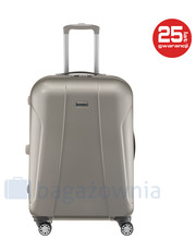walizka Średnia walizka  ELBE TWO 71758-40 Beżowa - bagazownia.pl