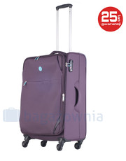 walizka Średnia walizka  0101 M Fioletowa - bagazownia.pl