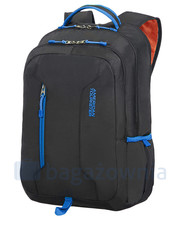 plecak Plecak na laptop SAMSONITE AT URBAN GROOVE 78828 Czarno niebieski - bagazownia.pl