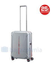 walizka Mała kabinowa walizka  SAMSONITE AT TECHNUM 89302 Srebrna - bagazownia.pl