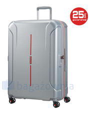 walizka Duża walizka SAMSONITE AT TECHNUM 89304 Srebrna - bagazownia.pl