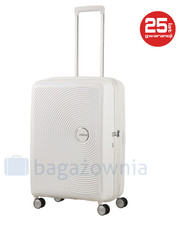 walizka Średnia walizka SAMSONITE AT SOUNDBOX 88473 Biała - bagazownia.pl