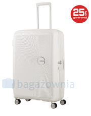 walizka Duża walizka SAMSONITE AT SOUNDBOX 88474 Biała - bagazownia.pl