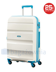 walizka Duża walizka SAMSONITE AT BON AIR 59424 Biała - bagazownia.pl