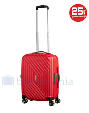 walizka Mała kabinowa walizka  SAMSONITE AT AIR FORCE 1 74401  Czerwona - bagazownia.pl