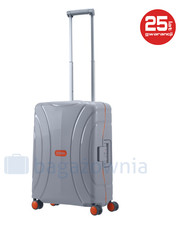walizka Mała kabinowa walizka  SAMSONITE AT LOCKNROLL 68601 Szara - bagazownia.pl