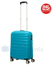 walizka Mała kabinowa walizka  SAMSONITE AT WAVEBREAKER 74133 Niebieska - bagazownia.pl