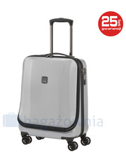 walizka Mała walizka z miejsce na laptop  XENON DELUXE 816601-56 Srebrna - bagazownia.pl
