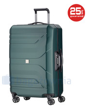 walizka Duża walizka  PRIOR 700504-22 Ciemno turkusowa - bagazownia.pl