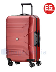 walizka Średnia walizka  PRIOR 700505-11 Czerwona - bagazownia.pl