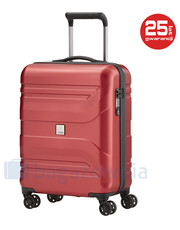 walizka Mała kabinowa walizka  PRIOR 700506-11 Czerwona - bagazownia.pl