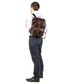 Plecak VOOC Duży plecak skórzany Vintage P38 naturalny