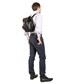 Plecak VOOC Modny plecak skórzany Vintage P1 brąz