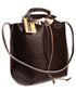 Shopper bag VOOC Modna torba, worek  Vintage P6 brąz