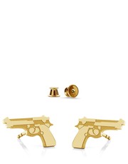 Kolczyki Kolczyki pistolet beretta, srebro 925 : Kolor pokrycia srebra - Pokrycie Żółtym 18K Złotem - Giorre.pl Giorre