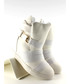 Półbuty ButyModne Sneakersy Z Gumowymi Paskami Af24 White