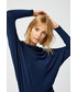 Sweter Moodo Asymetryczny sweter typu oversize