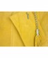 Shopper bag Vittoria Gotti Torebki Skórzane typu ShopperBag XL Włoskiej firmy  wykonane z Wysokiej Jakości Zamszu Naturalnego Żółty