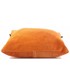 Torebka skórzana Genuine Leather Uniwersalne Torebki Skórzane w rozmiarze XL na każdą okazję wykonane z Zamszu Naturalnego Pomarańczowe
