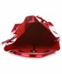Torebka skórzana Genuine Leather Włoskie Torebki Skórzane typu Shoppe XL Czerwony Lakier Błysk (kiolory)