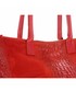 Kuferek Genuine Leather Duże Torby ze skóry naturalnej typu Kuferek firmy Vittoria Gotti Czerwone