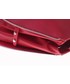 Kuferek Genuine Leather Designerska włoska Torebka Skórzana Czerwona