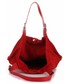 Shopper bag Genuine Leather Torebka Skórzana Ekskluzywny Shopper bag czerwona