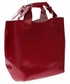 Shopper bag Vera Pelle Torebka skórzana Shopperbag z kosmetyczką Czerwona
