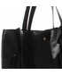 Shopper bag Vera Pelle Torba Skórzana Shopper Bag z Kosmetyczką Czarna