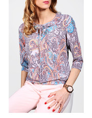 bluzka Bluzka w stylu Boho Malaga beżowa - Modoline.pl