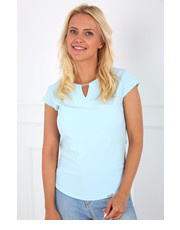 bluzka Bluzka SIMONE niebieska - Modoline.pl