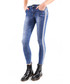 Spodnie Vaya Spodnie jeansowe z lampasami MAYOR niebieskie