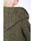 Sweter Vaya Kardigan z kapturem BATIA zielony