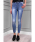 Spodnie Modoline Spodnie jeansowe z lampasem MIAMI niebieskie