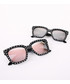 Okulary Venetto Okulary przeciwsłoneczne VOUGE czarne z srebrnymi ćwiekami