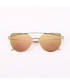 Okulary Venetto Okulary przeciwsłoneczne BUTTERFLY złote