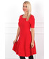 Sukienka Red 5 By Anja Sukienka TINUSA czerwona