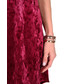 Sukienka Red 5 By Anja Sukienka na ramiączkach TULUM bordowa